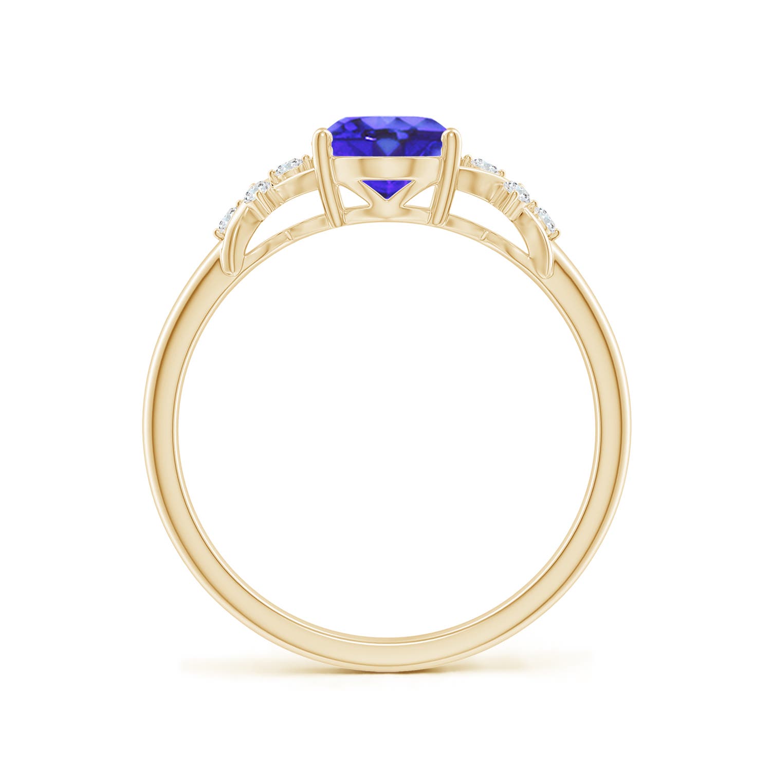 AA - Tanzanite / 1.33 CT / 14 KT Yellow Gold