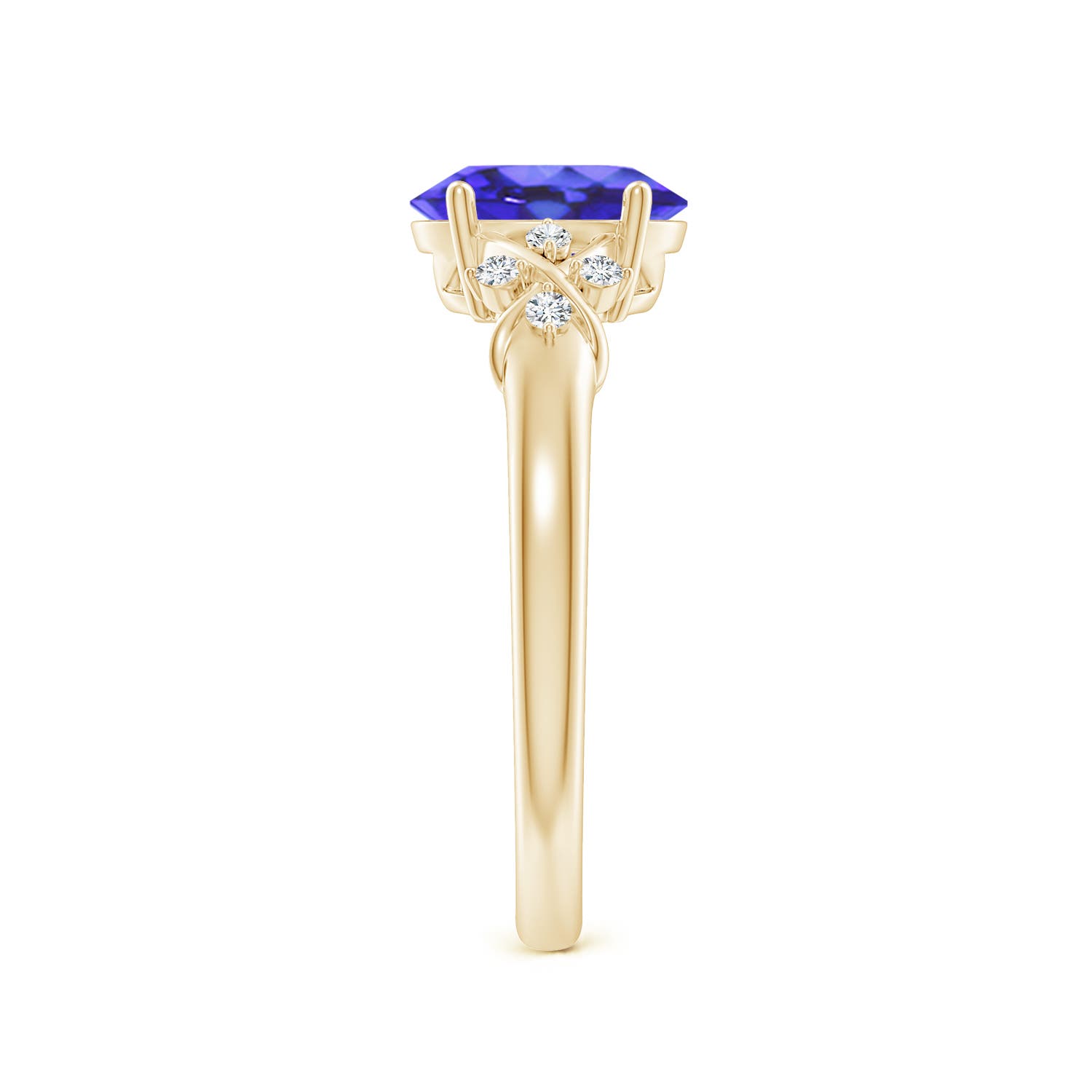 AA - Tanzanite / 1.33 CT / 14 KT Yellow Gold