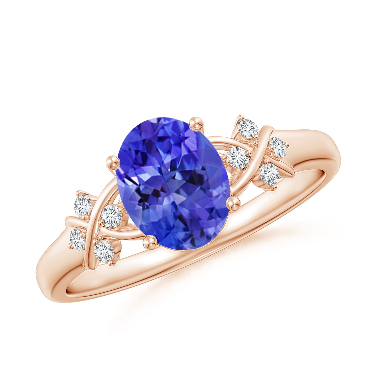 AAA - Tanzanite / 1.33 CT / 14 KT Rose Gold