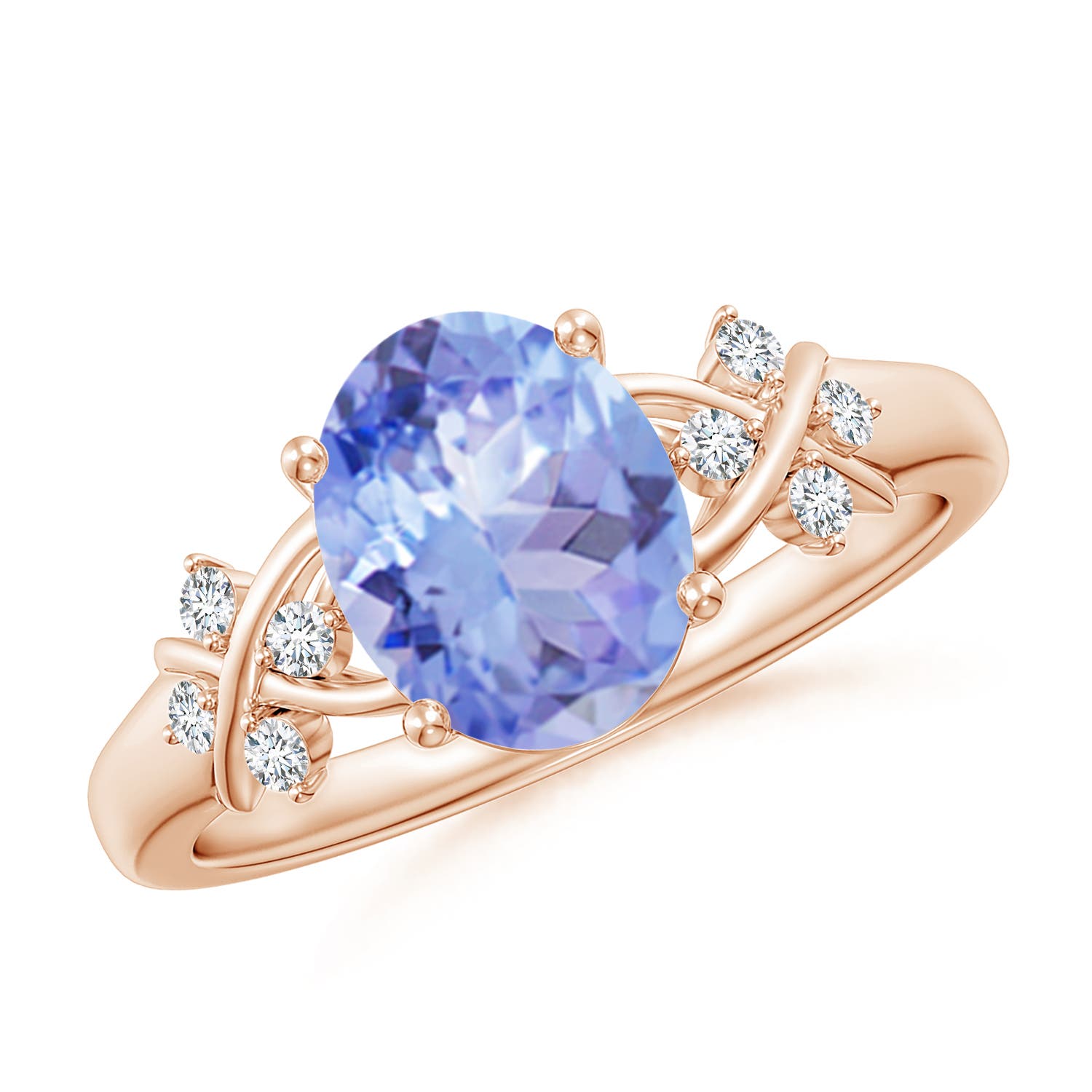 A - Tanzanite / 2.01 CT / 14 KT Rose Gold