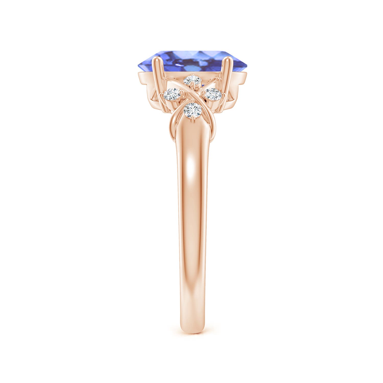 A - Tanzanite / 2.01 CT / 14 KT Rose Gold