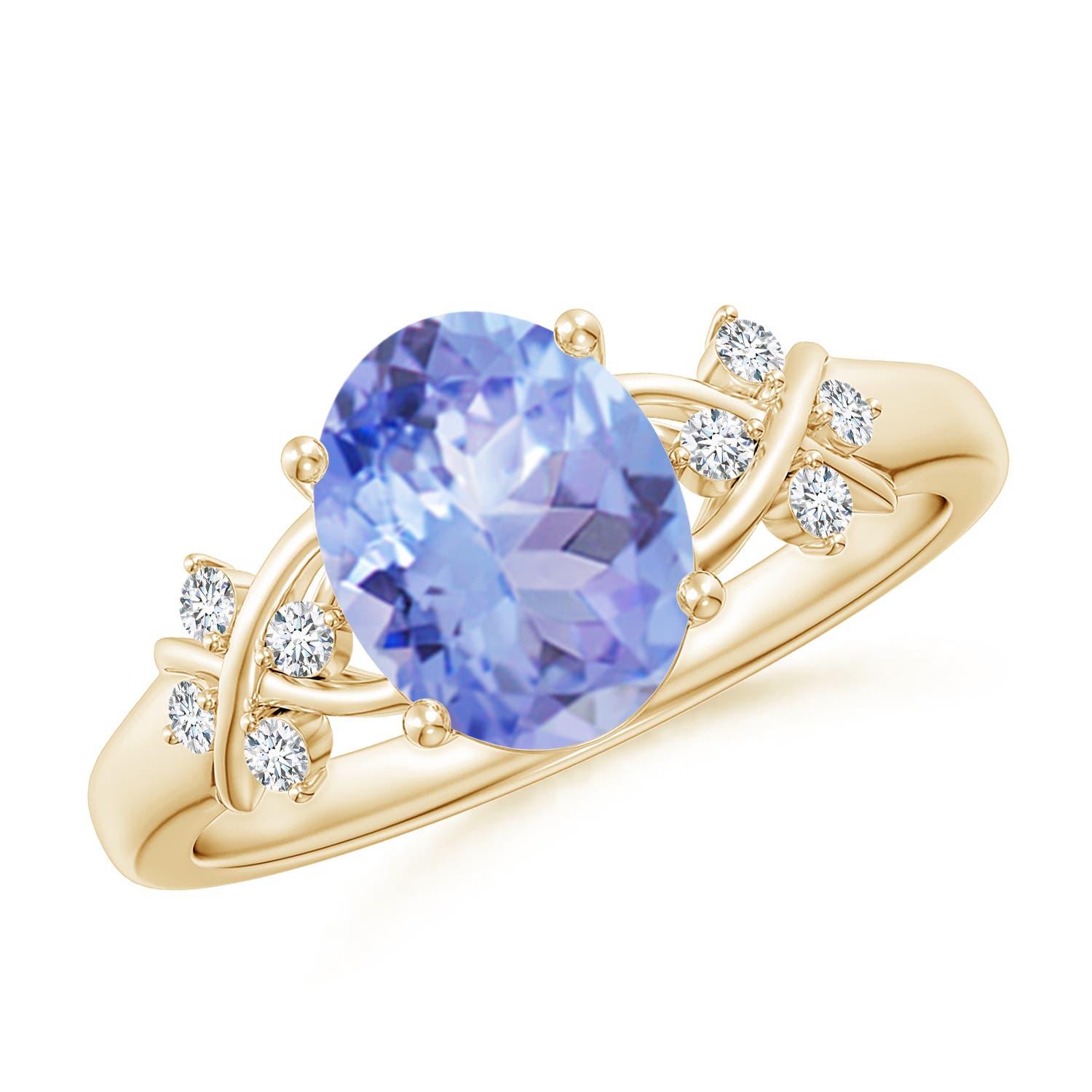 A - Tanzanite / 2.01 CT / 14 KT Yellow Gold