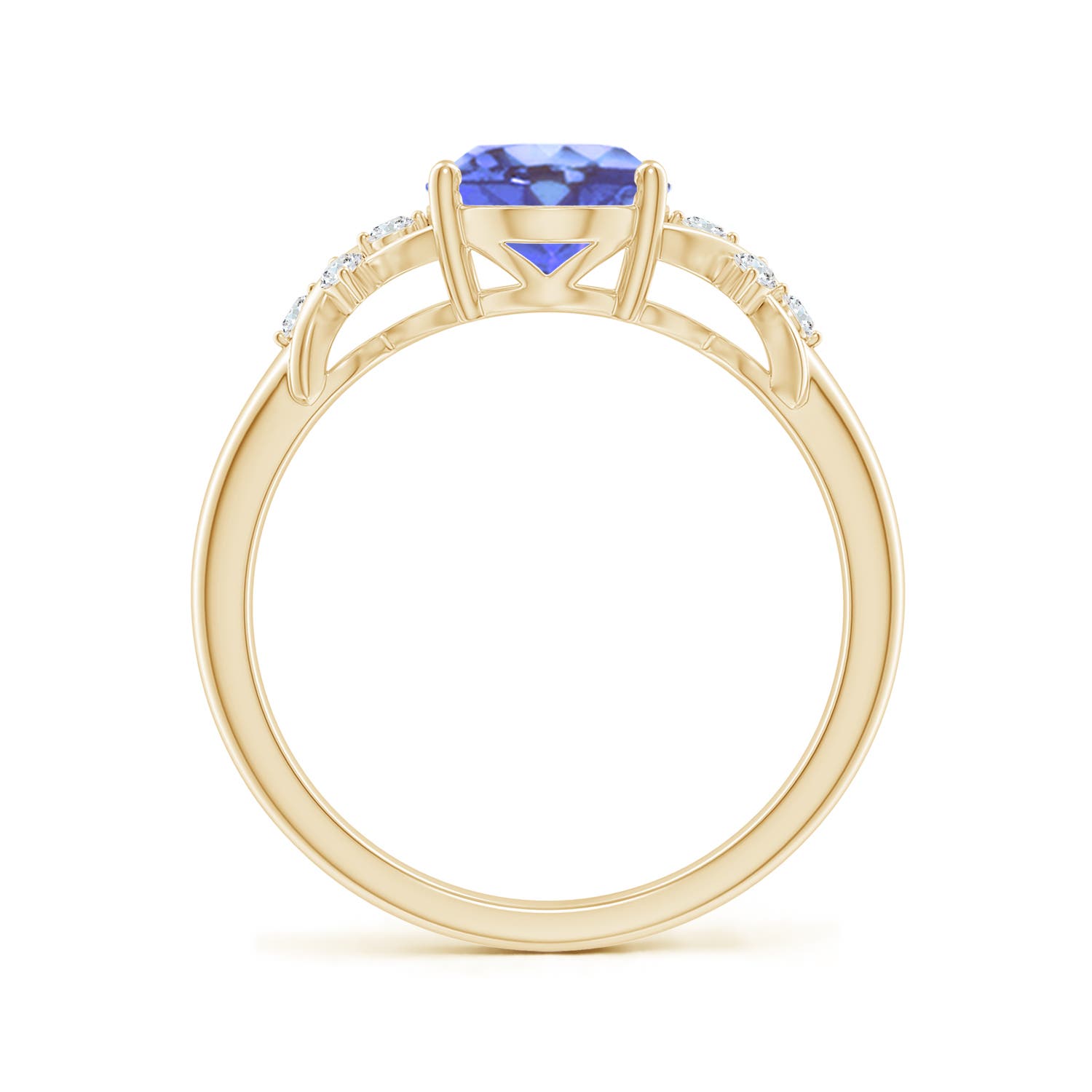 A - Tanzanite / 2.01 CT / 14 KT Yellow Gold