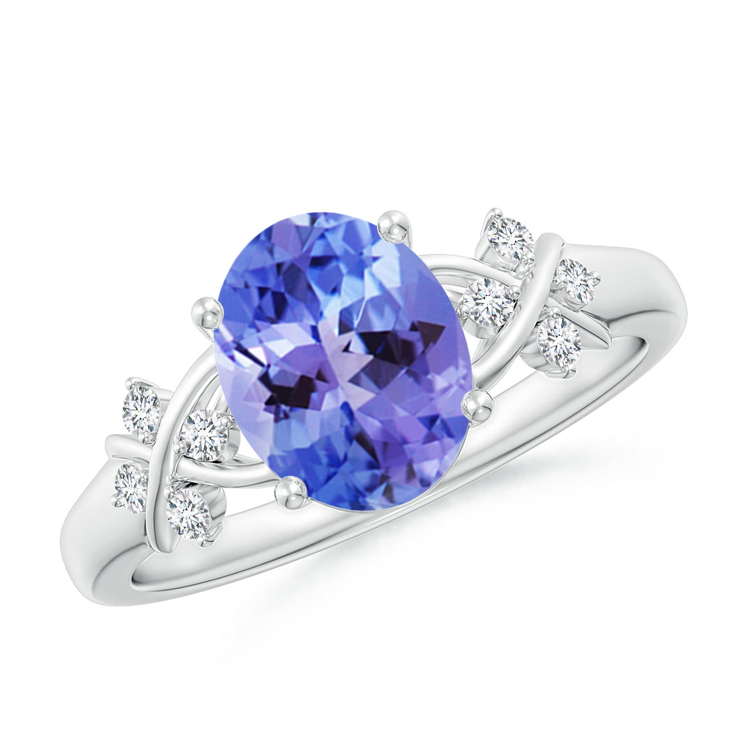 AA - Tanzanite / 2.01 CT / 14 KT White Gold