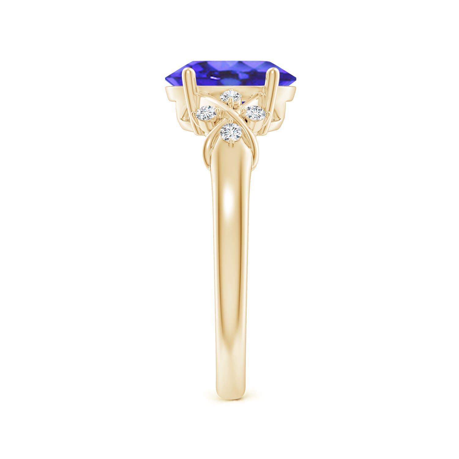 AA - Tanzanite / 2.01 CT / 14 KT Yellow Gold