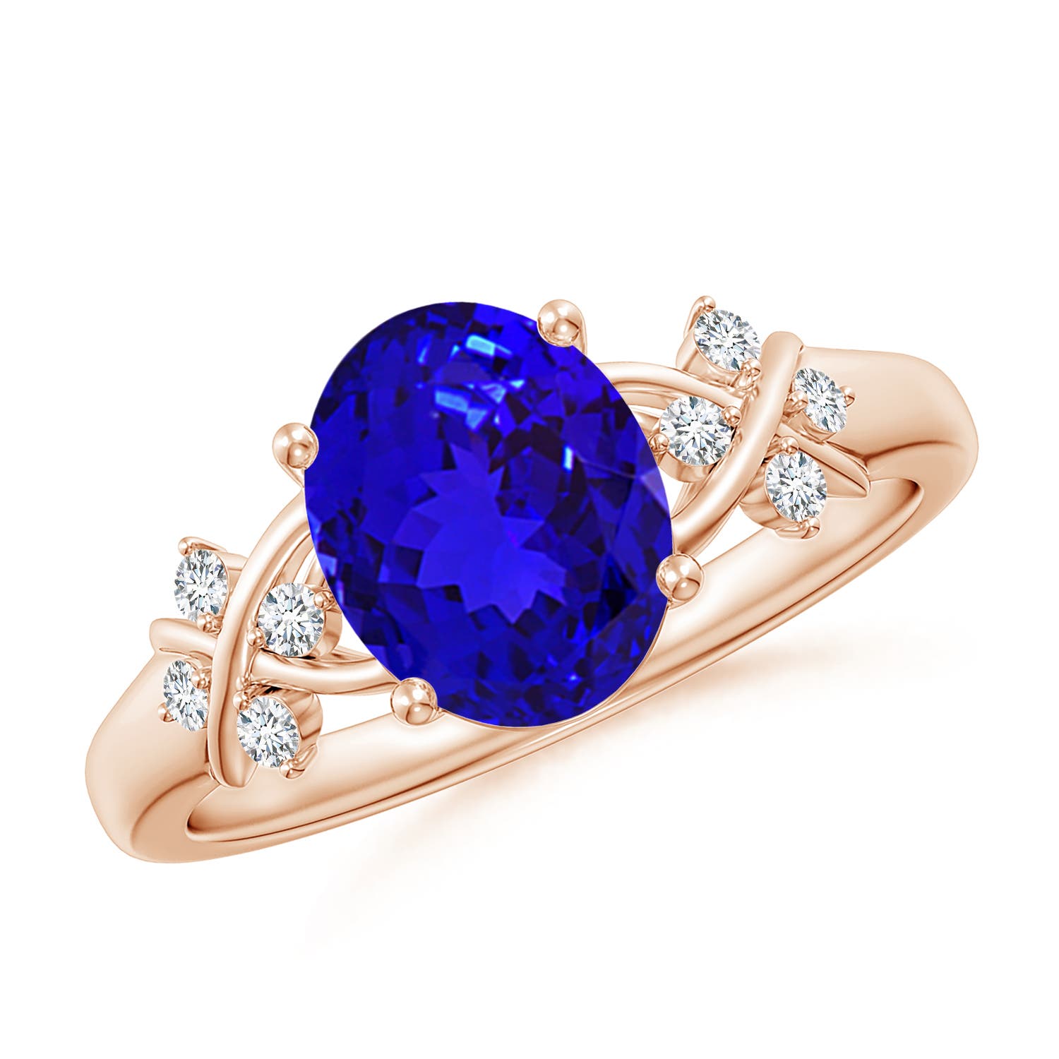 AAAA - Tanzanite / 2.01 CT / 14 KT Rose Gold