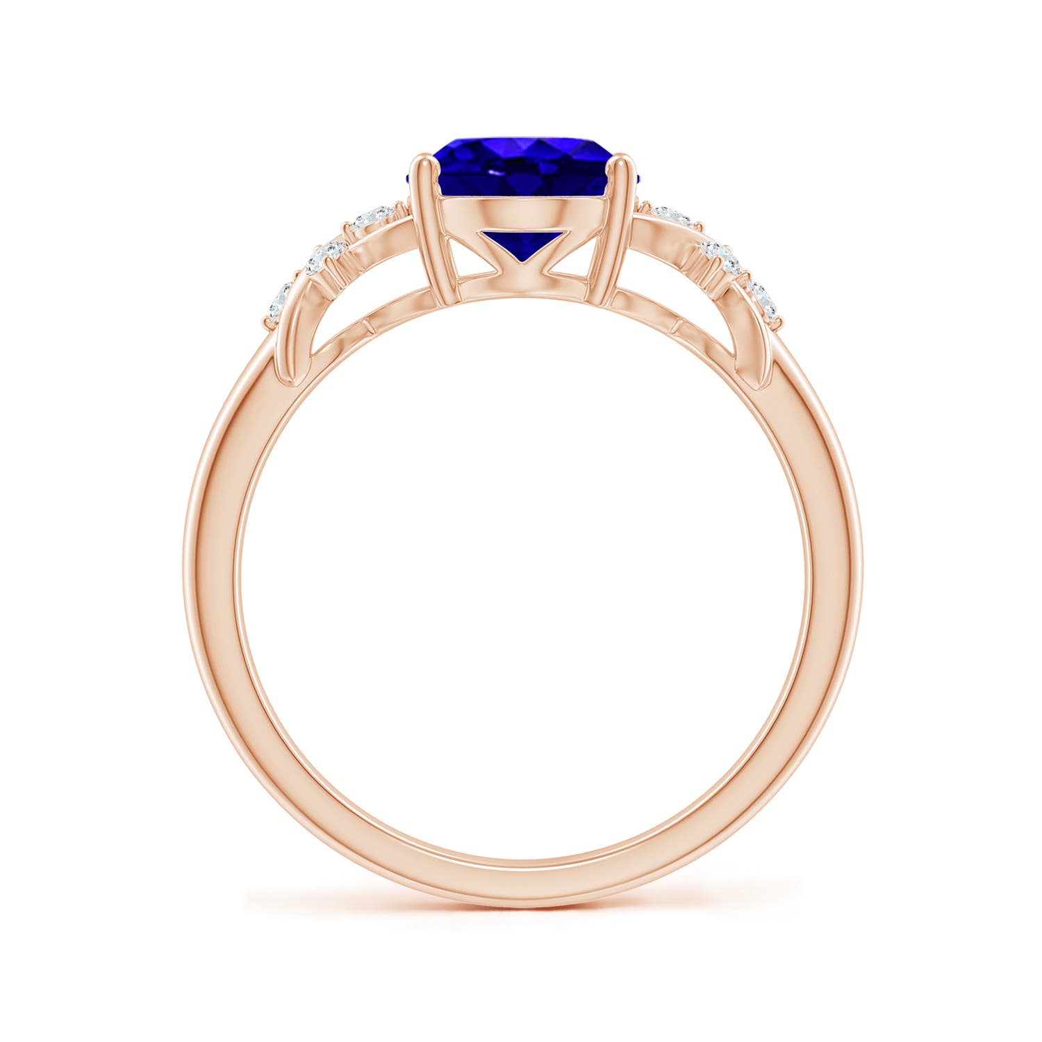 AAAA - Tanzanite / 2.01 CT / 14 KT Rose Gold