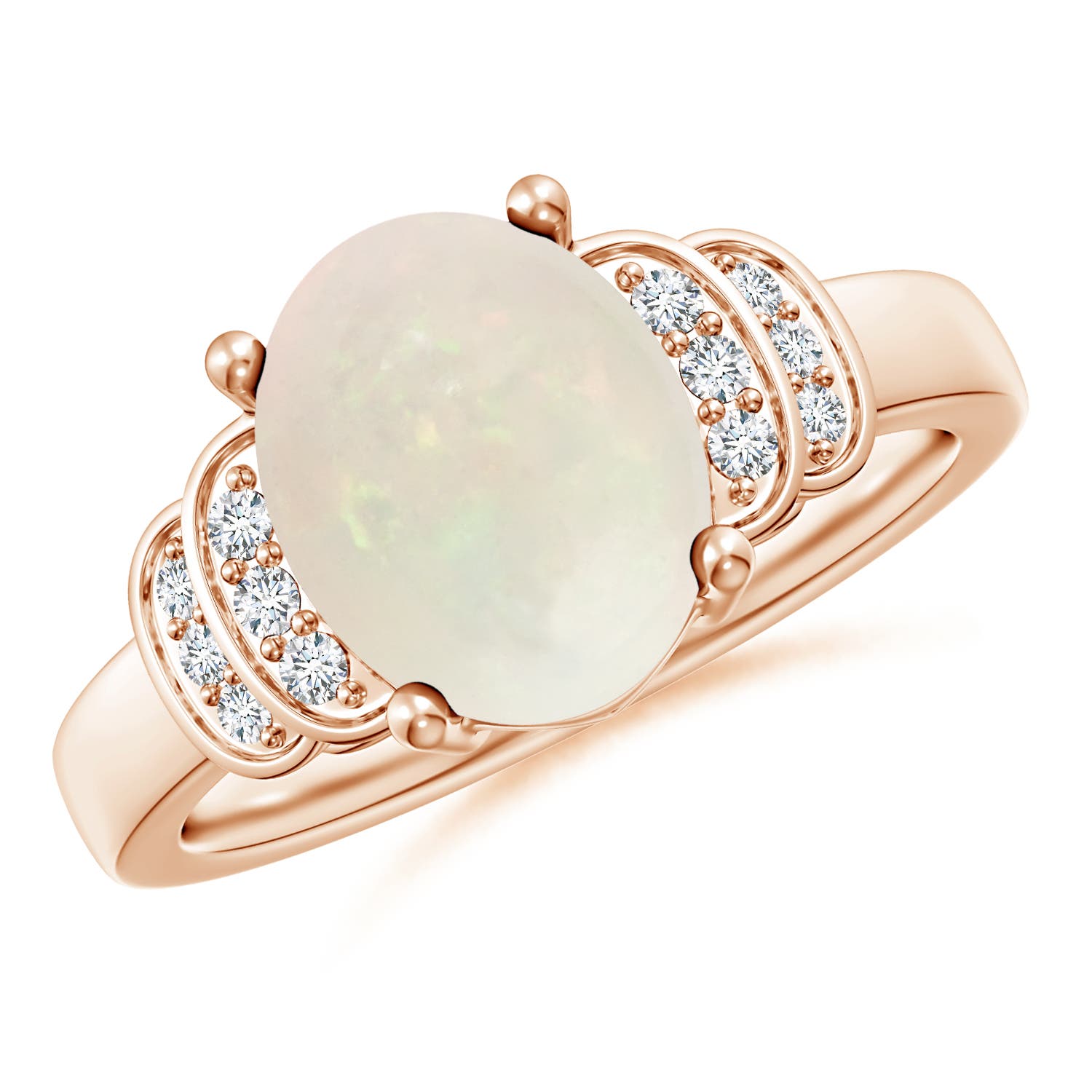 A - Opal / 1.56 CT / 14 KT Rose Gold