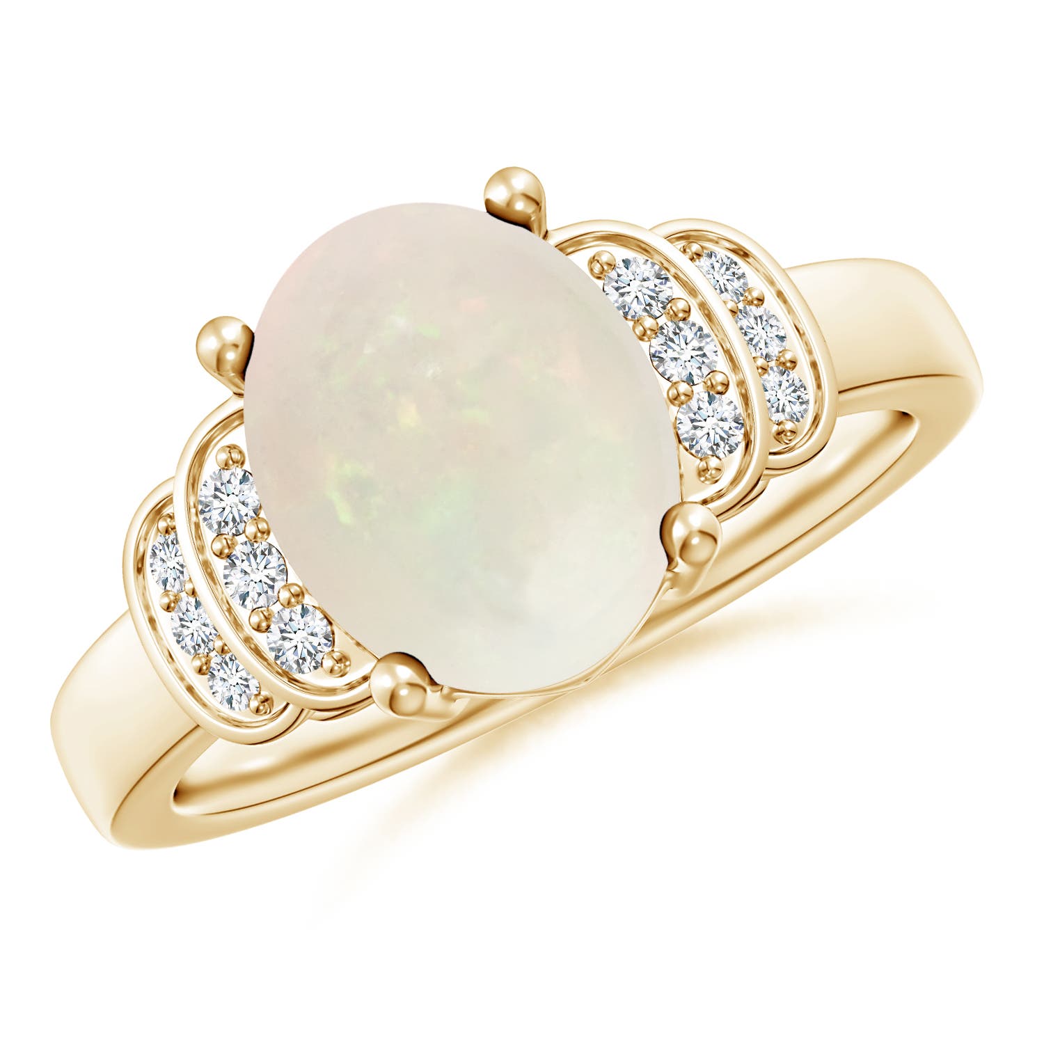 A - Opal / 1.56 CT / 14 KT Yellow Gold