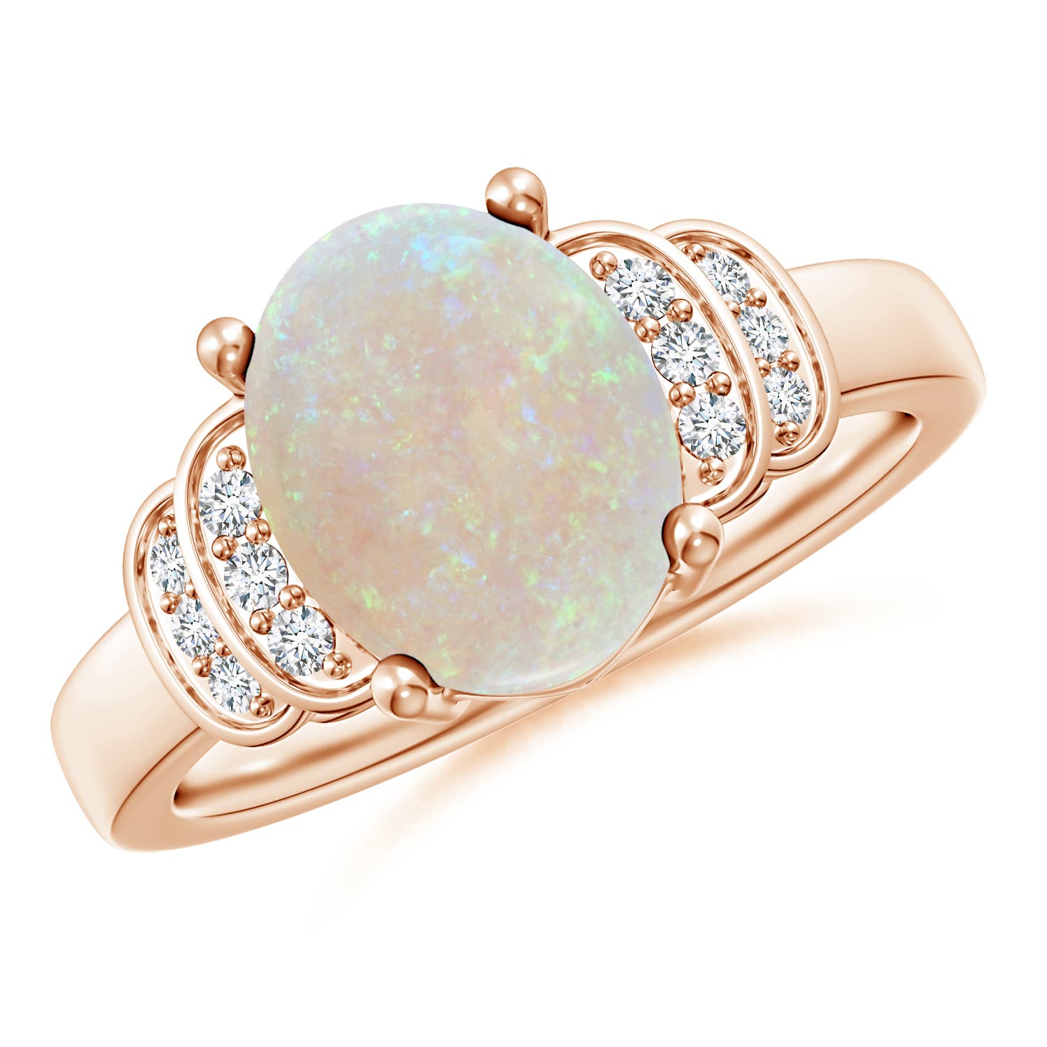 AA - Opal / 1.56 CT / 14 KT Rose Gold