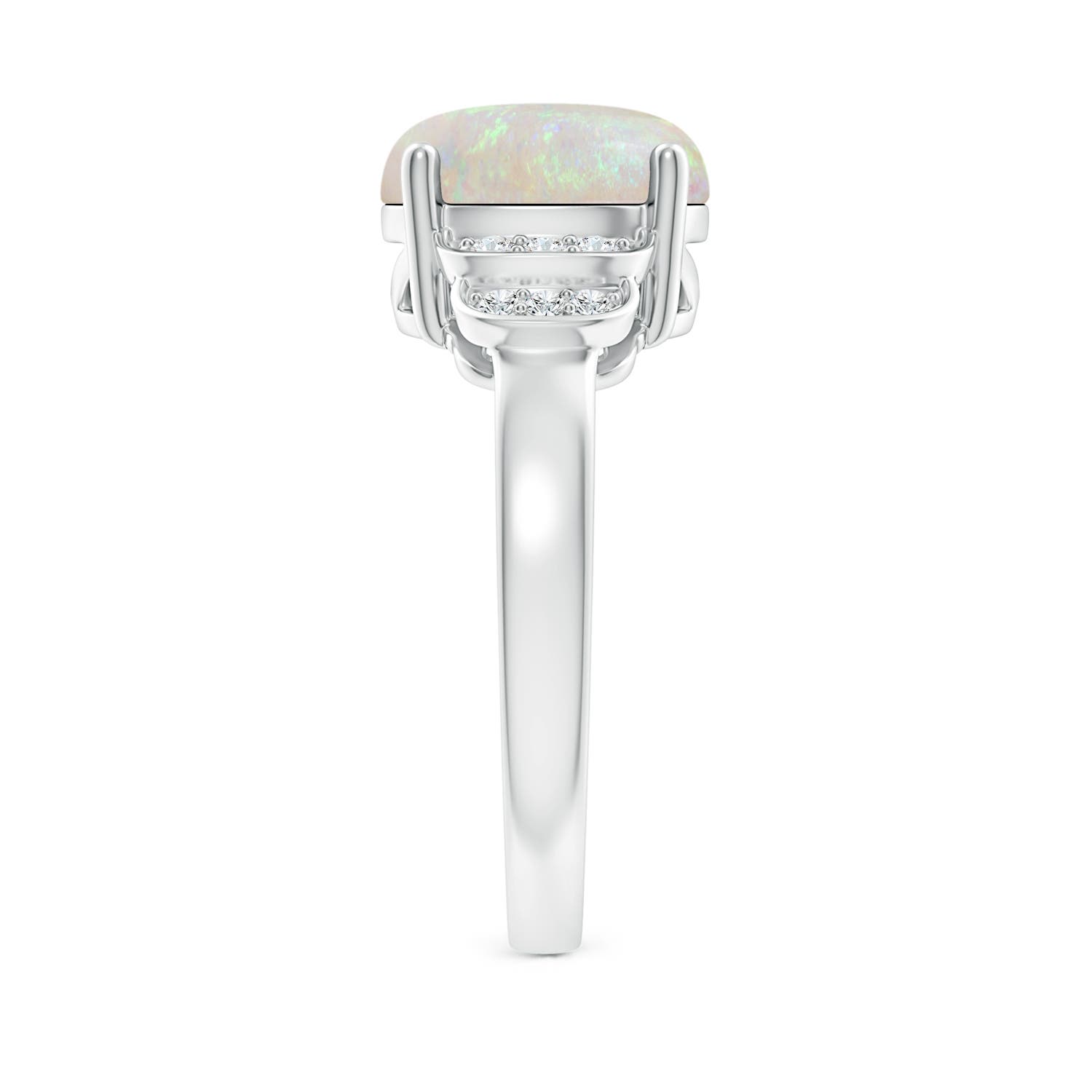 AA - Opal / 1.56 CT / 14 KT White Gold