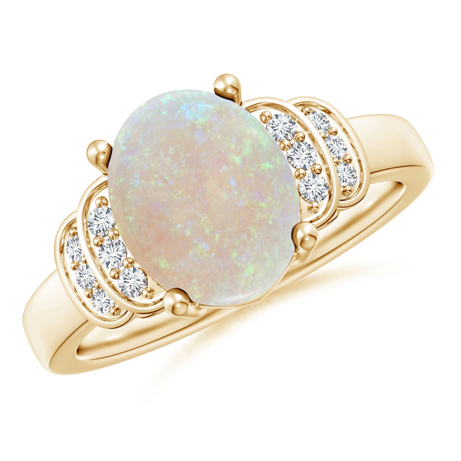 AA - Opal / 1.56 CT / 14 KT Yellow Gold