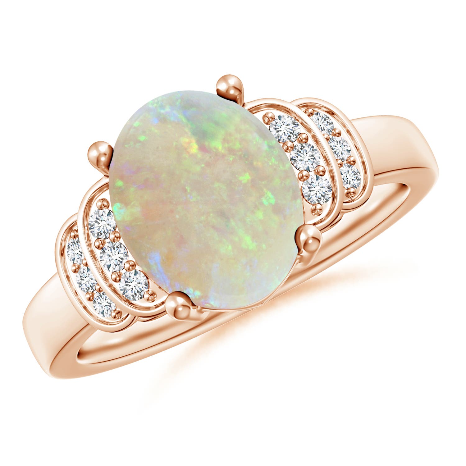 AAA - Opal / 1.56 CT / 14 KT Rose Gold