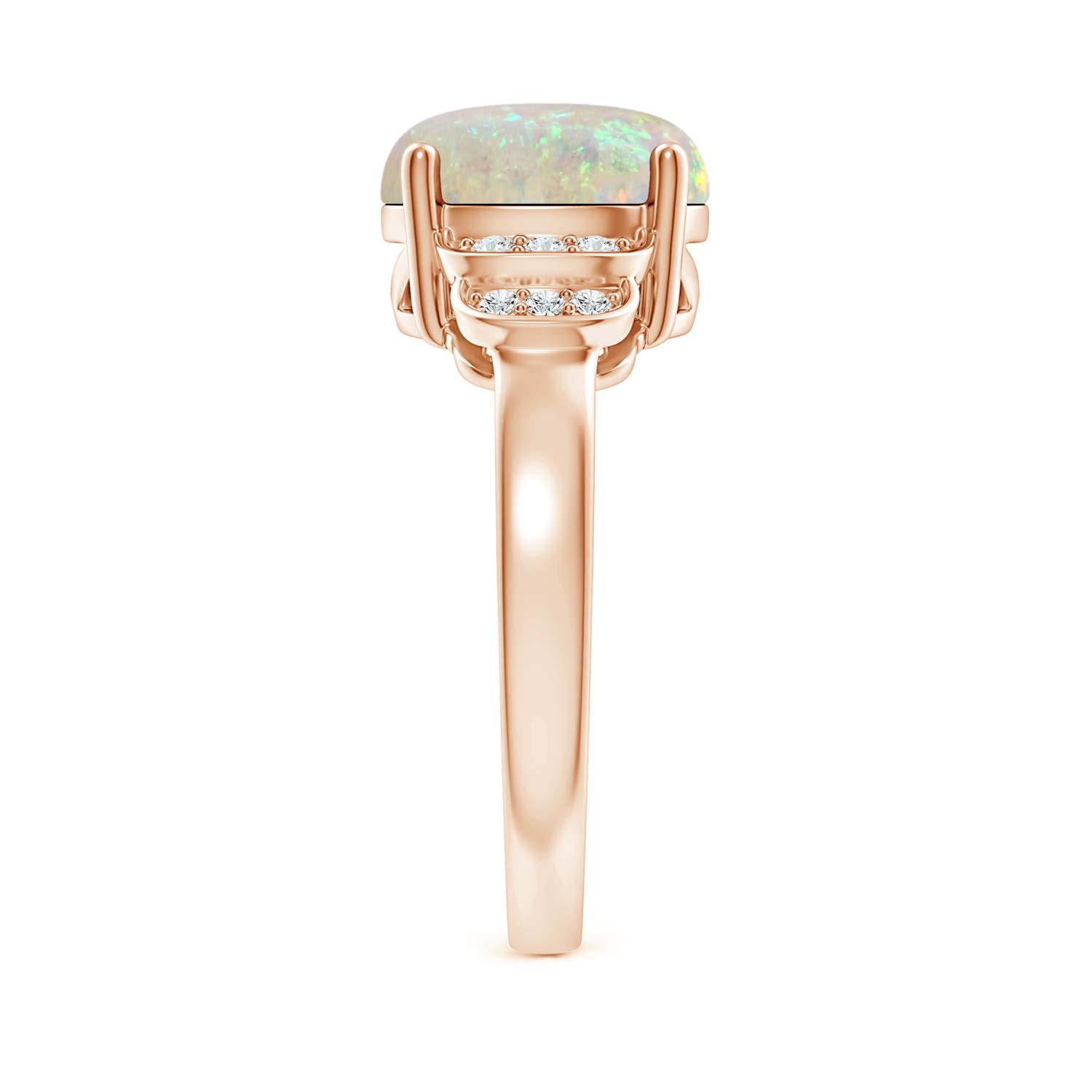 AAA - Opal / 1.56 CT / 14 KT Rose Gold