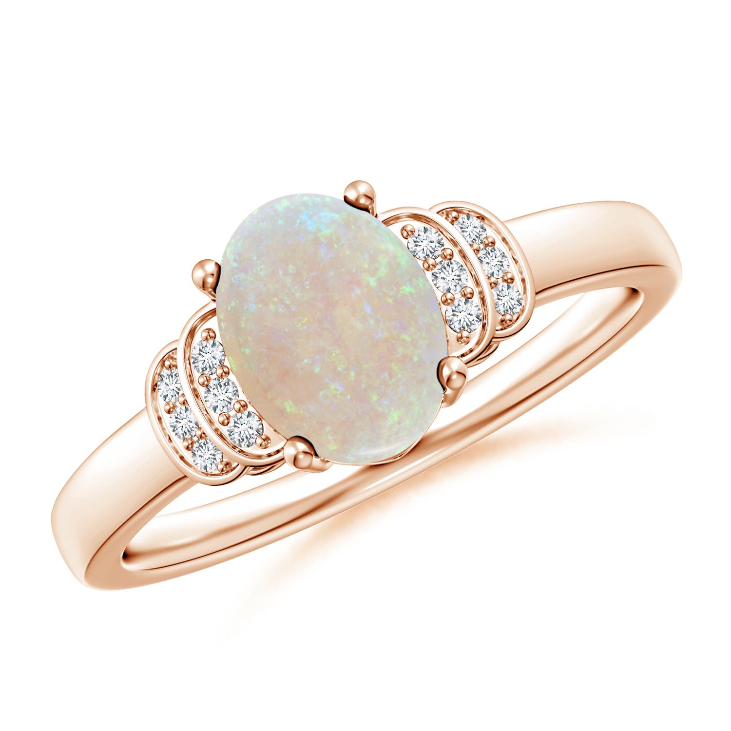 AA - Opal / 0.86 CT / 14 KT Rose Gold