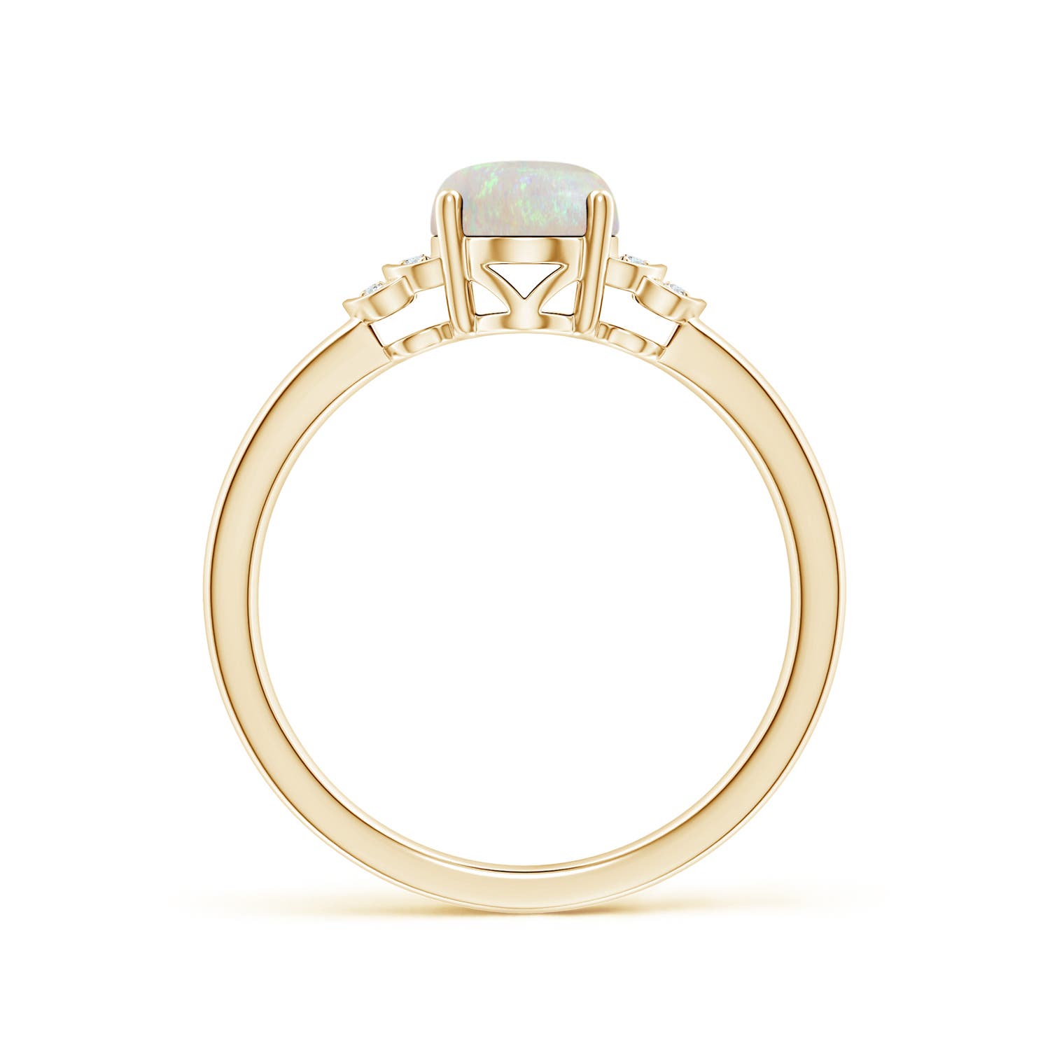 AA - Opal / 0.86 CT / 14 KT Yellow Gold