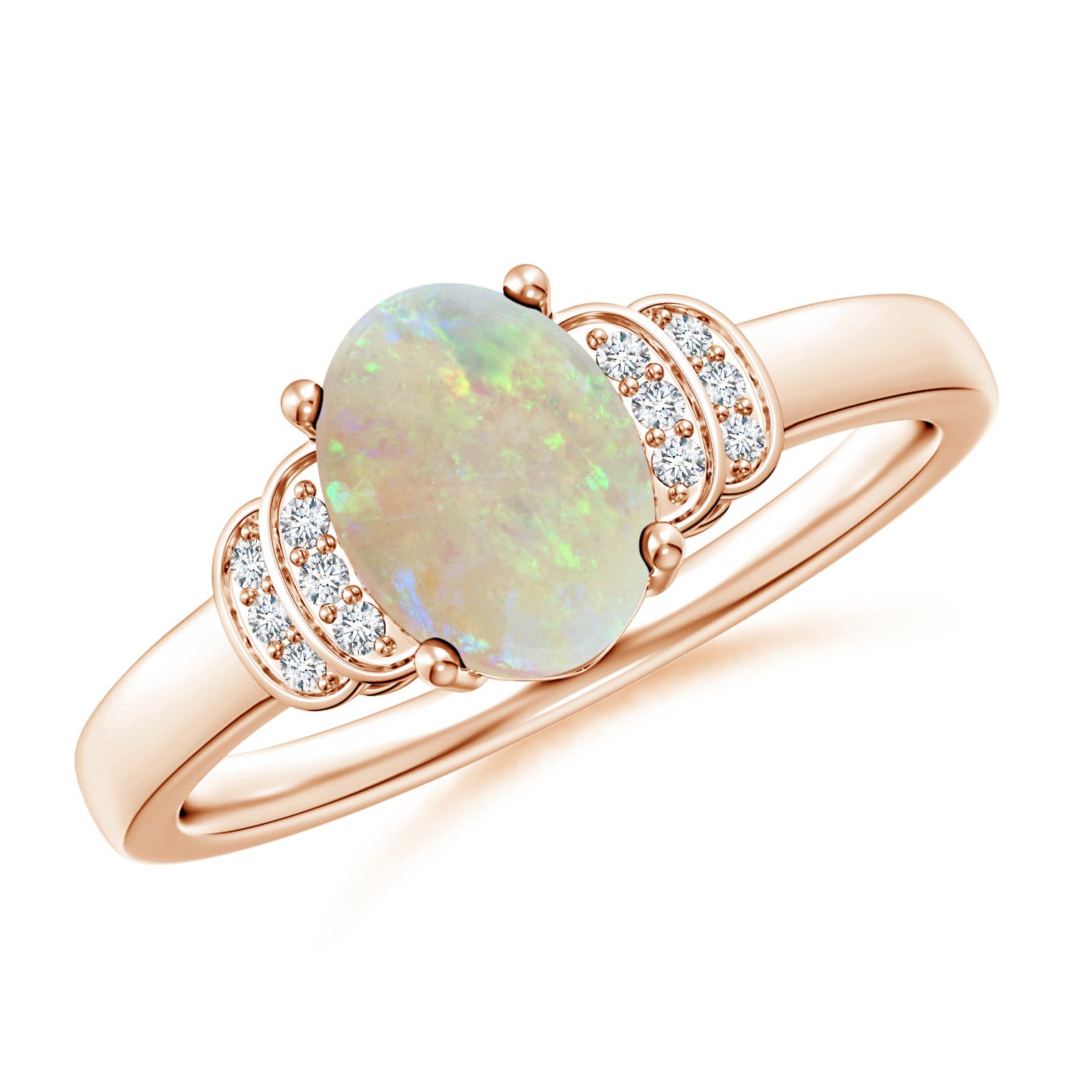 AAA - Opal / 0.86 CT / 14 KT Rose Gold