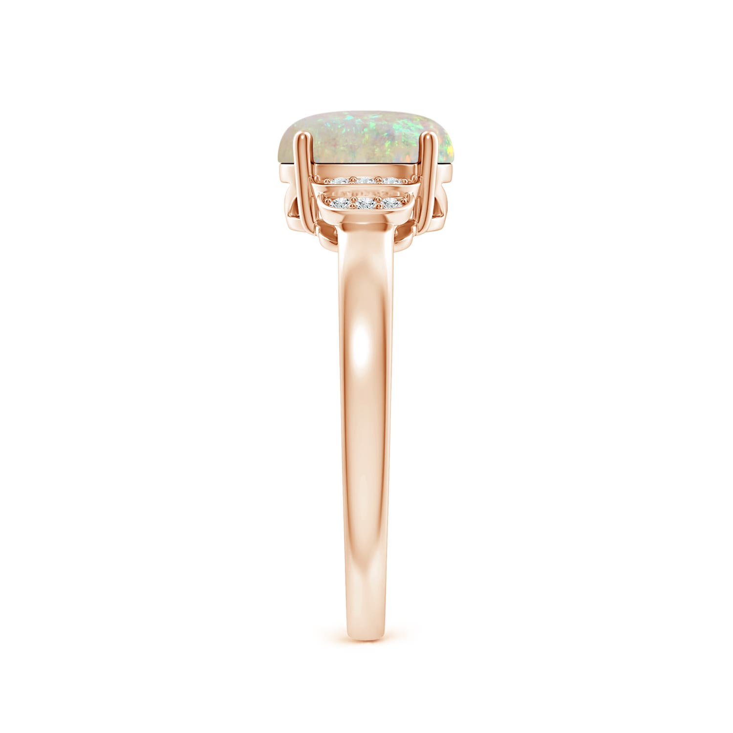 AAA - Opal / 0.86 CT / 14 KT Rose Gold