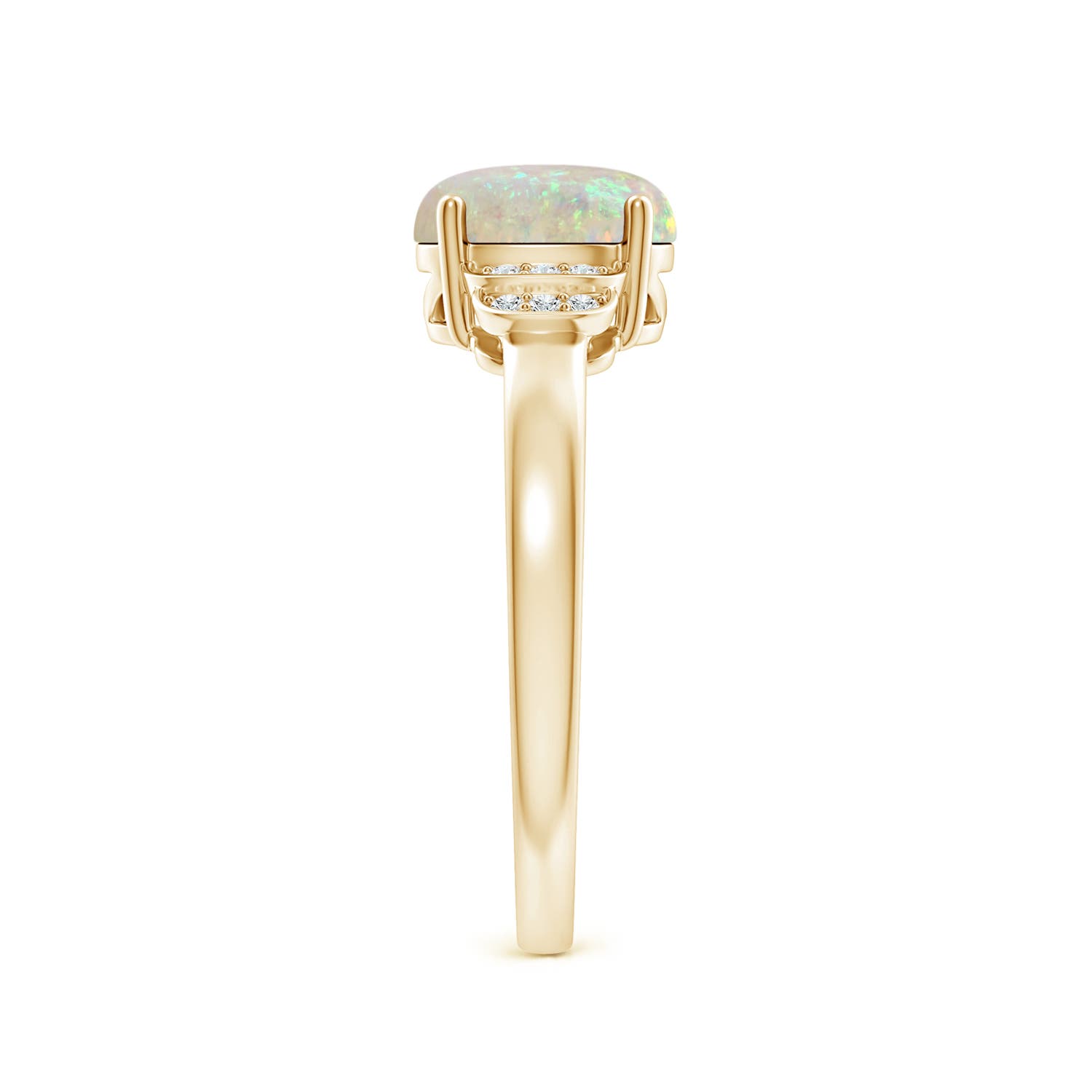 AAA - Opal / 0.86 CT / 14 KT Yellow Gold