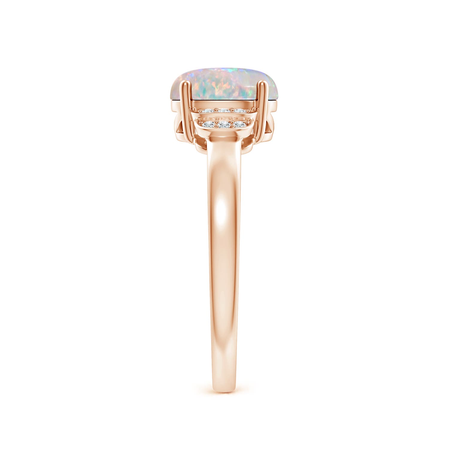 AAAA - Opal / 0.86 CT / 14 KT Rose Gold