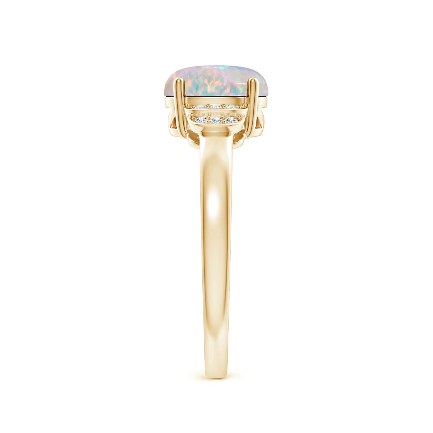 AAAA - Opal / 0.86 CT / 14 KT Yellow Gold