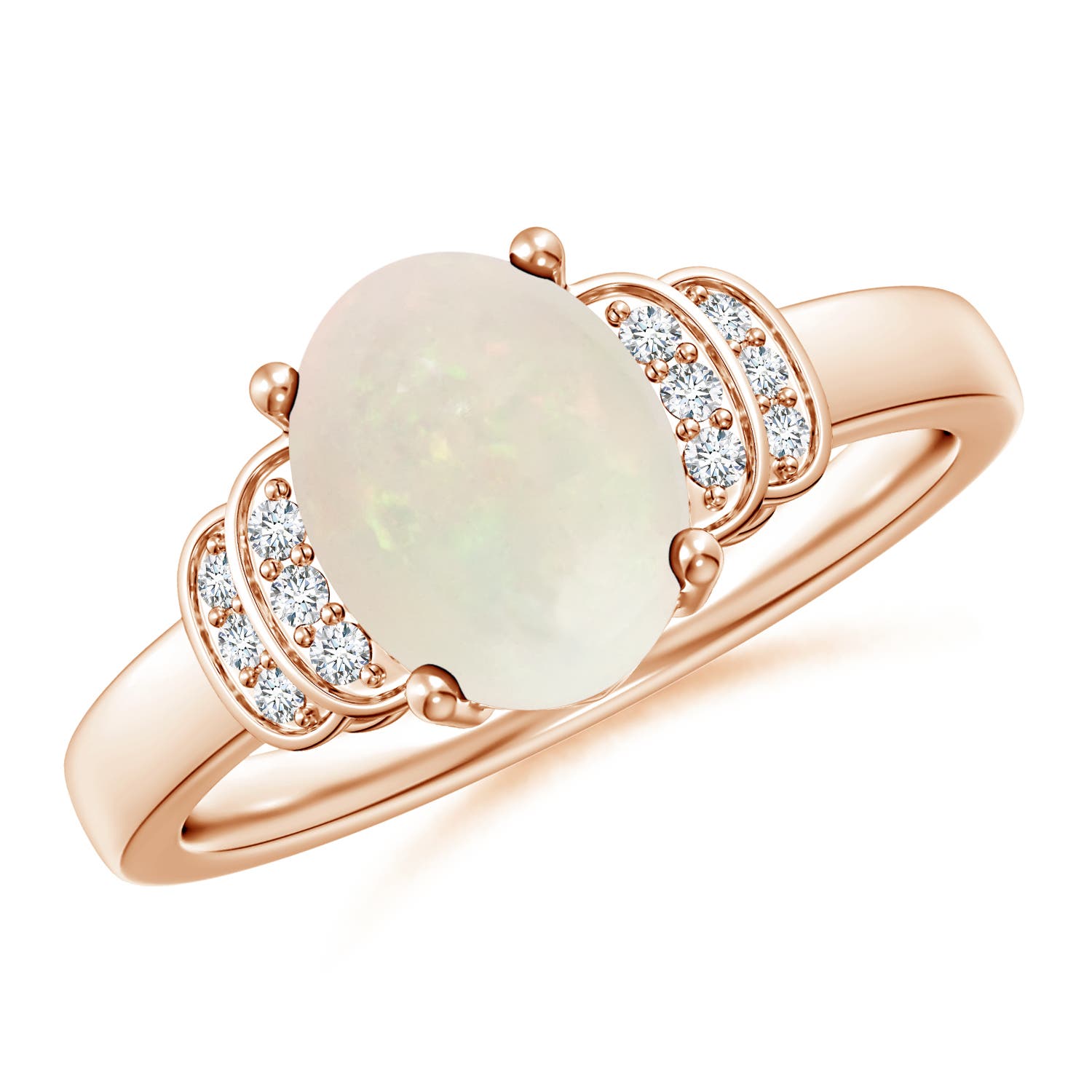 A - Opal / 1.18 CT / 14 KT Rose Gold