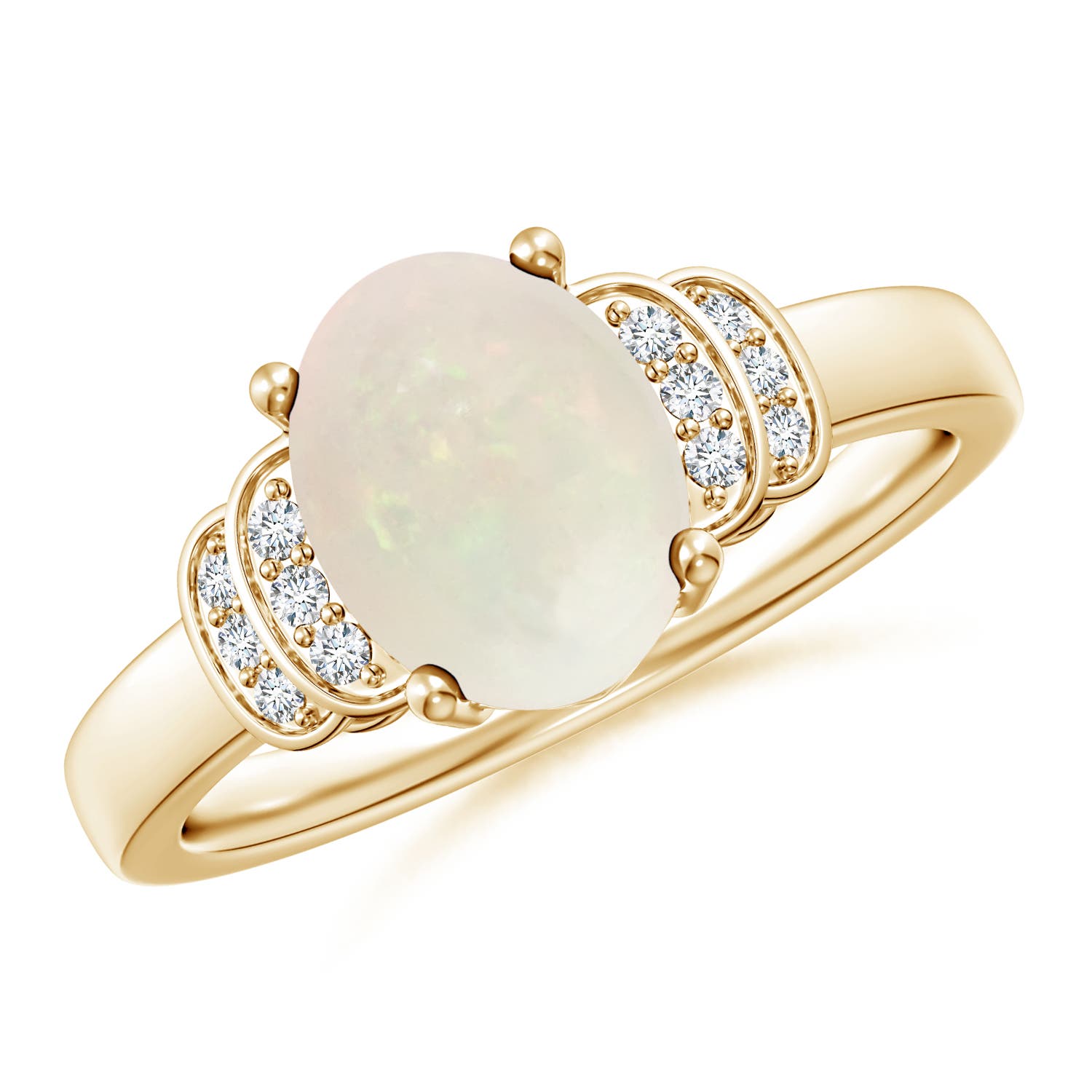 A - Opal / 1.18 CT / 14 KT Yellow Gold