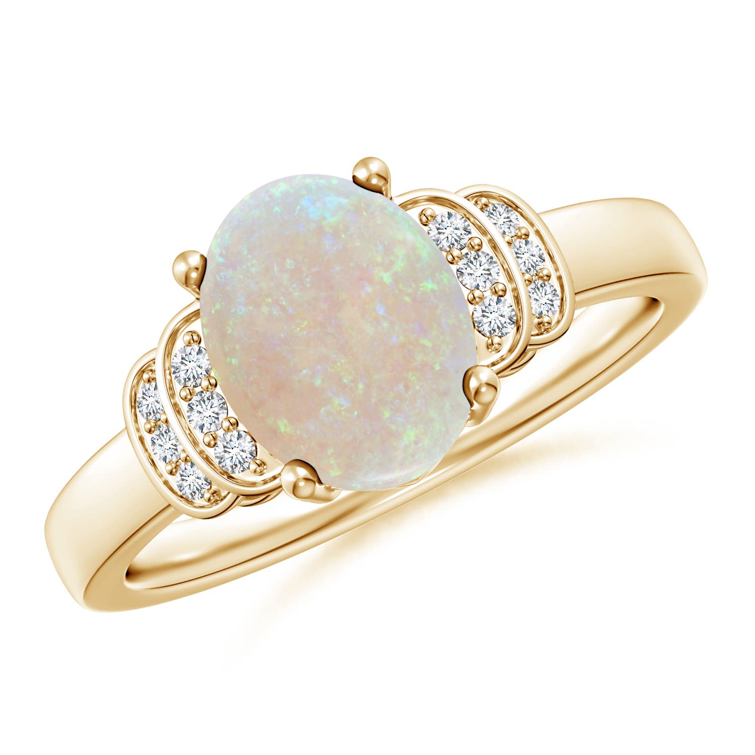 AA - Opal / 1.18 CT / 14 KT Yellow Gold