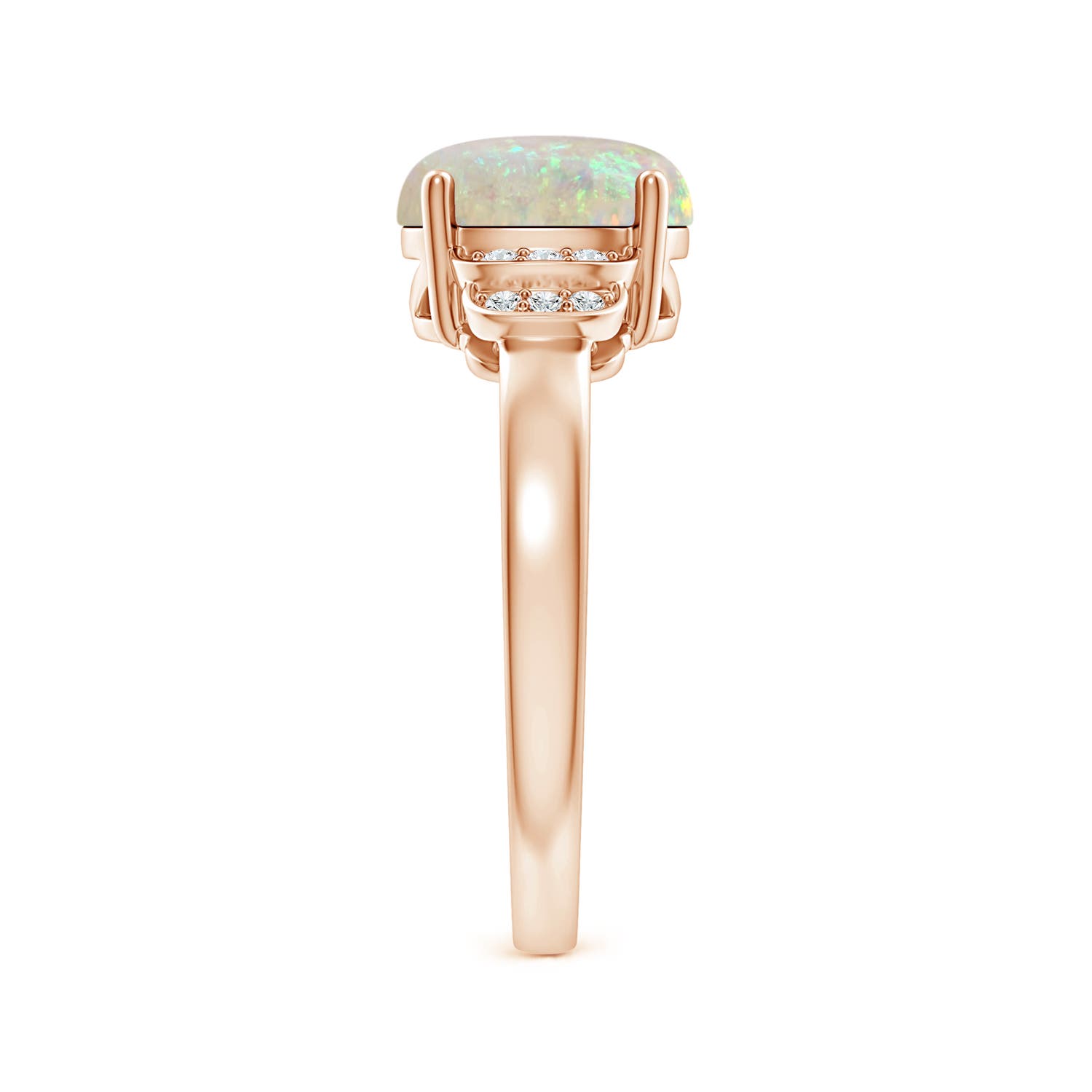 AAA - Opal / 1.18 CT / 14 KT Rose Gold