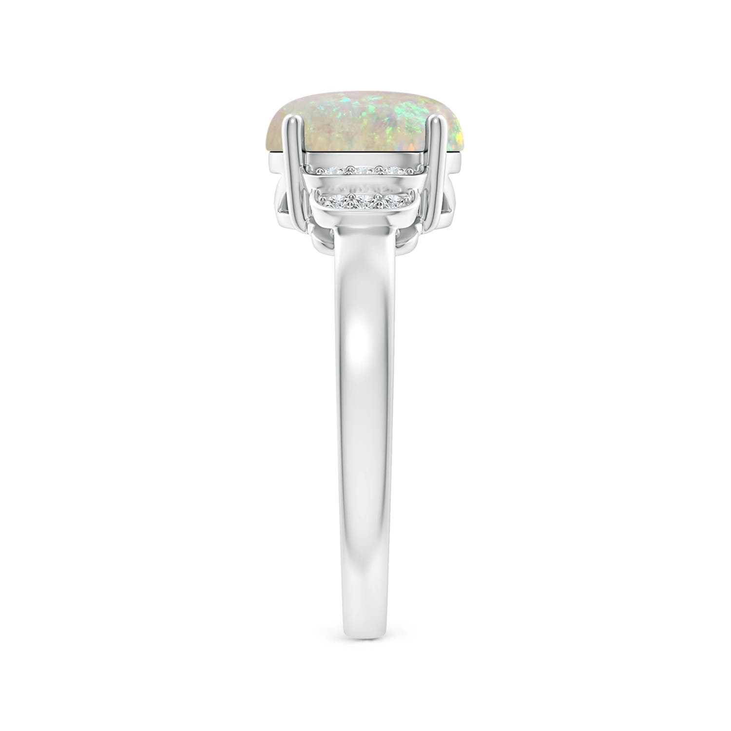 AAA - Opal / 1.18 CT / 14 KT White Gold