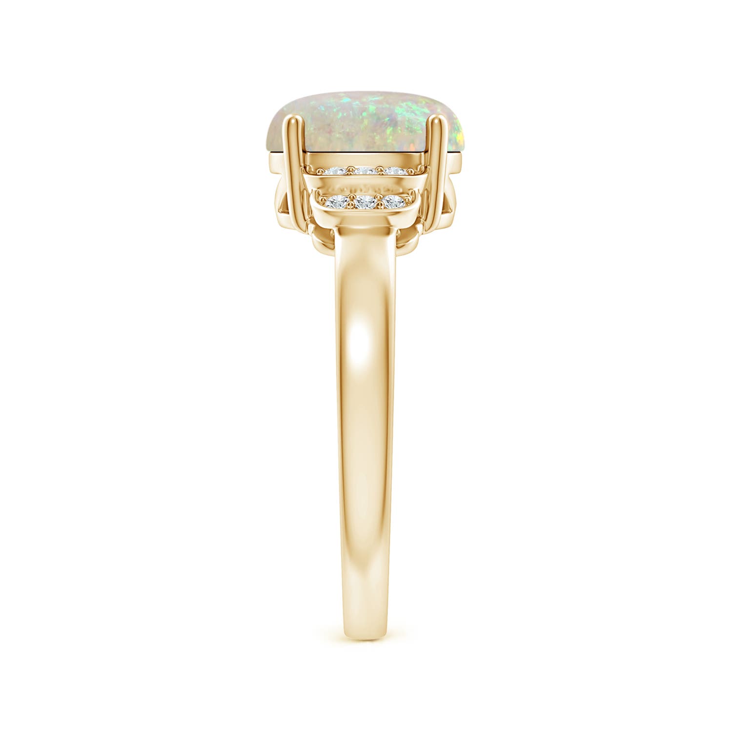 AAA - Opal / 1.18 CT / 14 KT Yellow Gold