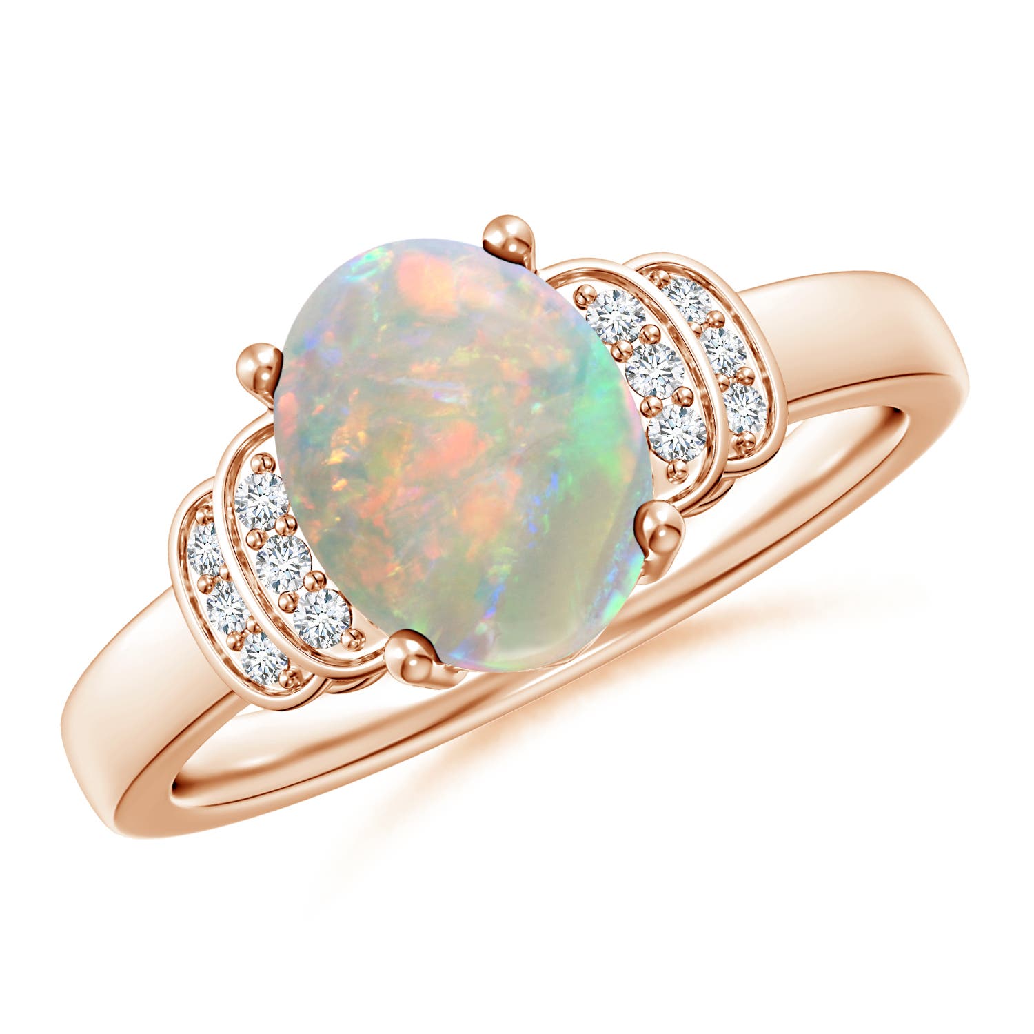 AAAA - Opal / 1.18 CT / 14 KT Rose Gold