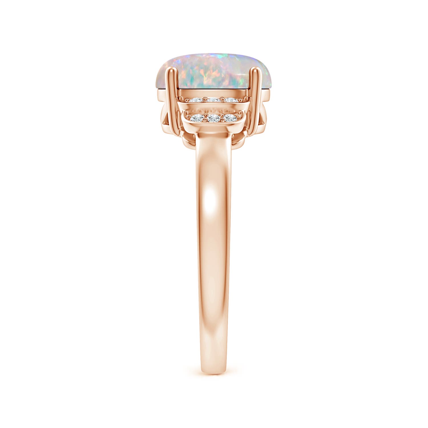 AAAA - Opal / 1.18 CT / 14 KT Rose Gold