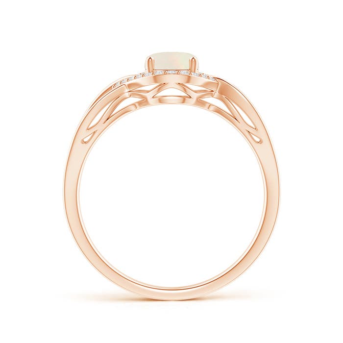 A - Opal / 0.56 CT / 14 KT Rose Gold