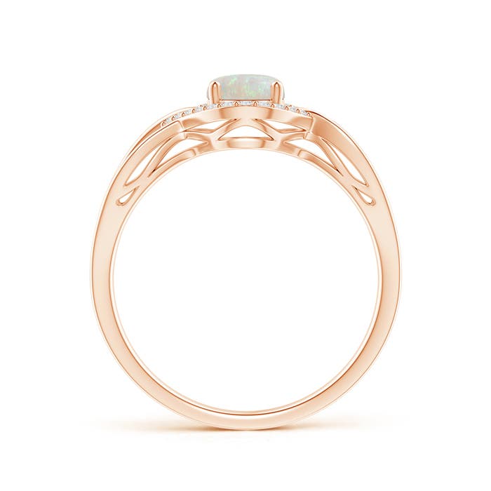 AA - Opal / 0.56 CT / 14 KT Rose Gold