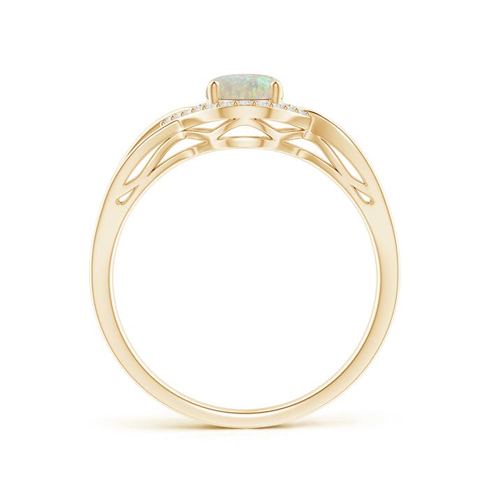 AAA - Opal / 0.56 CT / 14 KT Yellow Gold