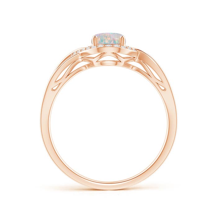 AAAA - Opal / 0.56 CT / 14 KT Rose Gold