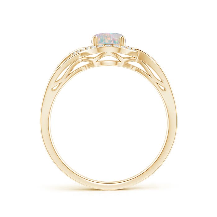 AAAA - Opal / 0.56 CT / 14 KT Yellow Gold