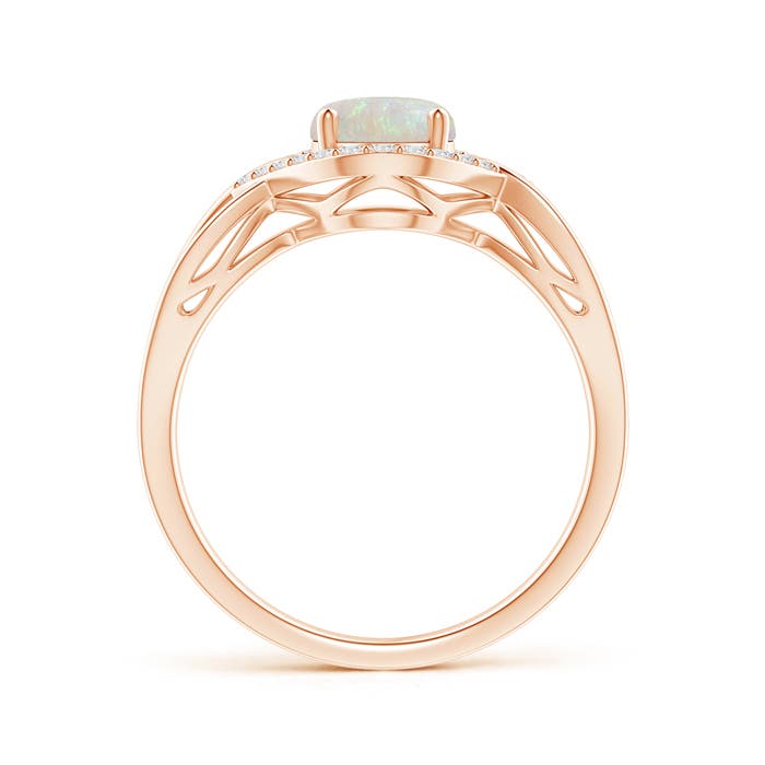 AA - Opal / 0.98 CT / 14 KT Rose Gold