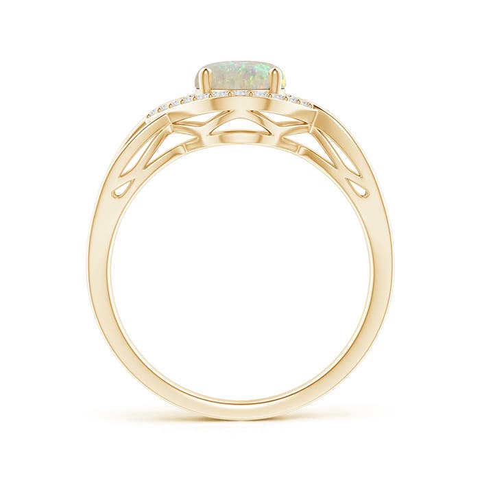 AAA - Opal / 0.98 CT / 14 KT Yellow Gold