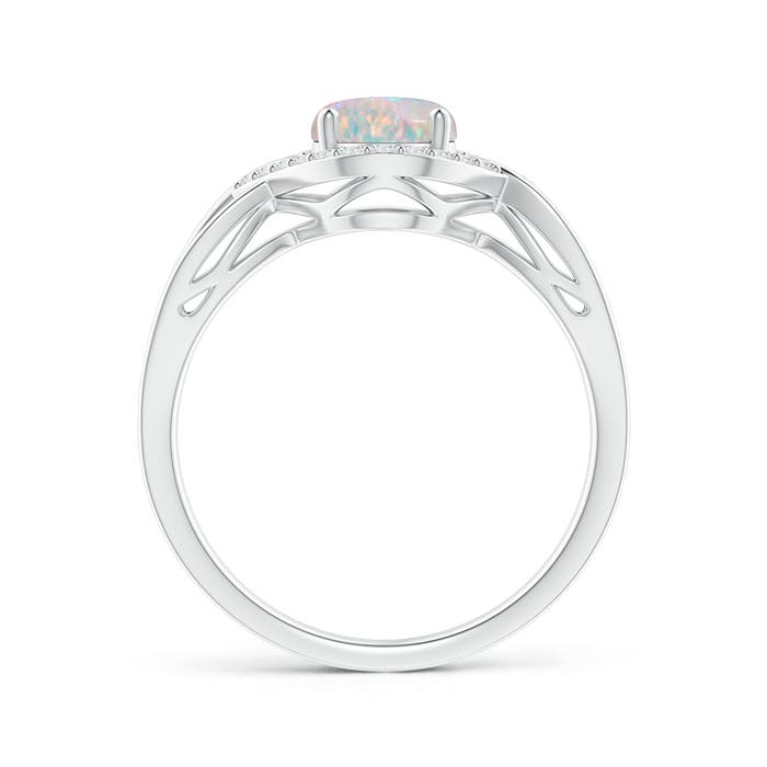 AAAA - Opal / 0.98 CT / 14 KT White Gold