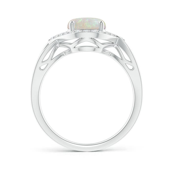 AA - Opal / 1.36 CT / 14 KT White Gold