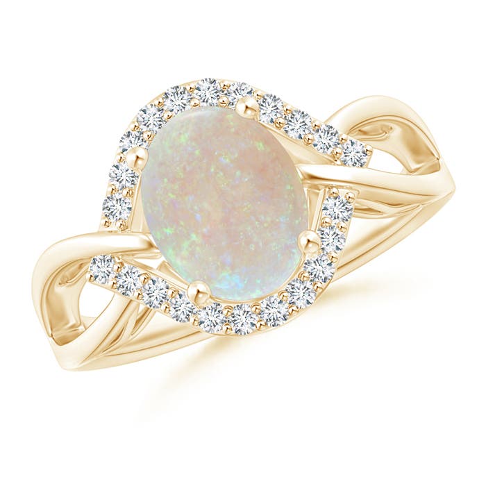 AA - Opal / 1.36 CT / 14 KT Yellow Gold