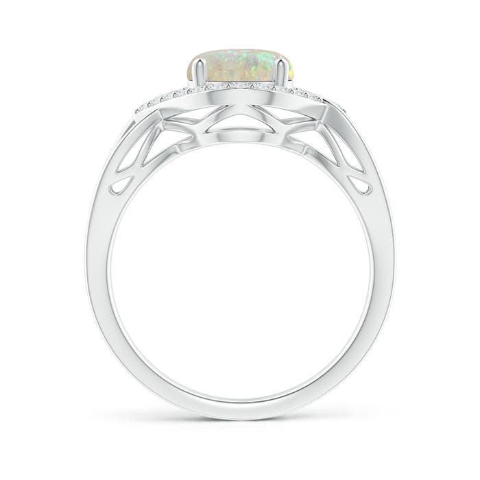 AAA - Opal / 1.36 CT / 14 KT White Gold