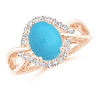 Oval AA Turquoise