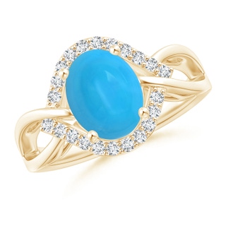 Oval AAAA Turquoise