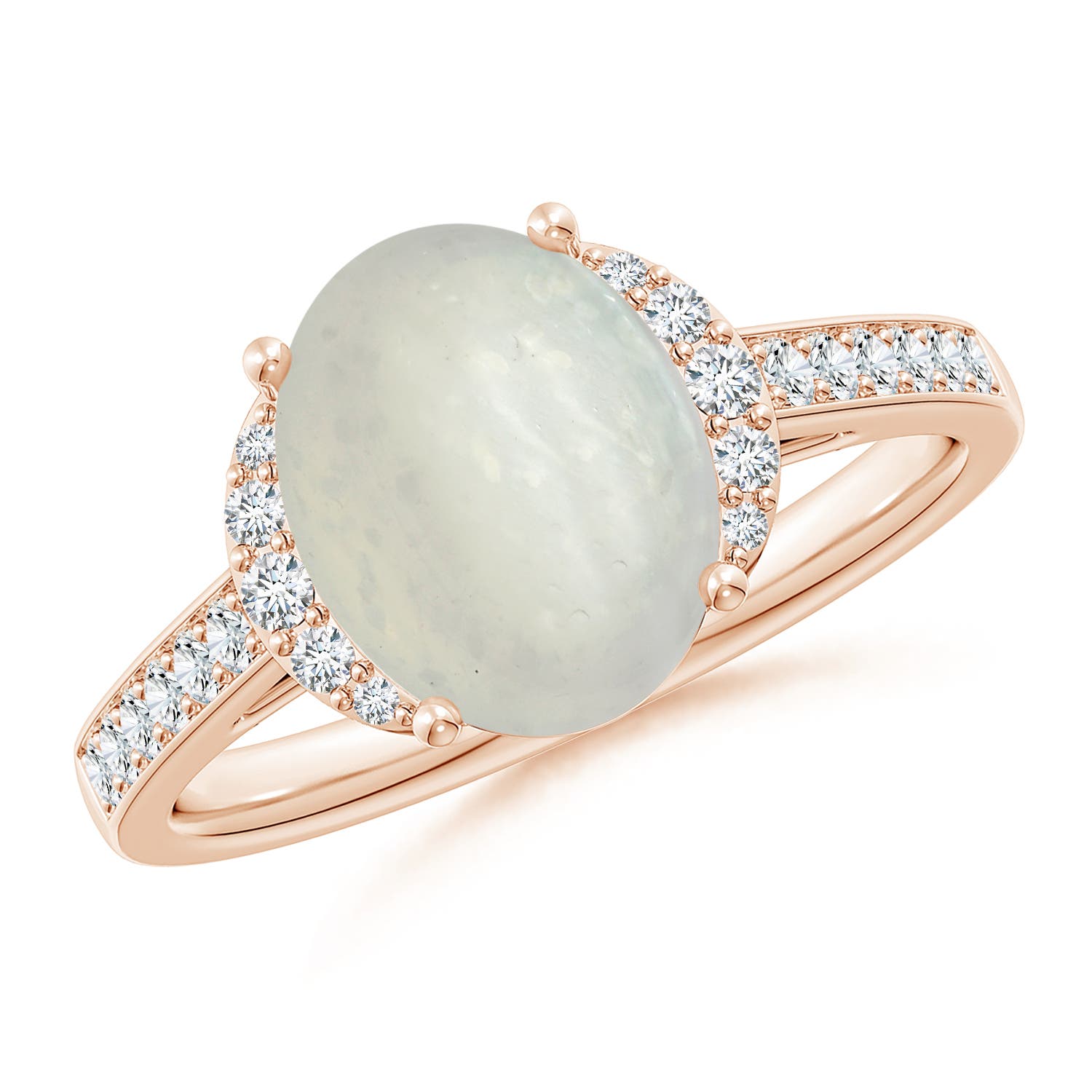 A - Moonstone / 2.75 CT / 14 KT Rose Gold