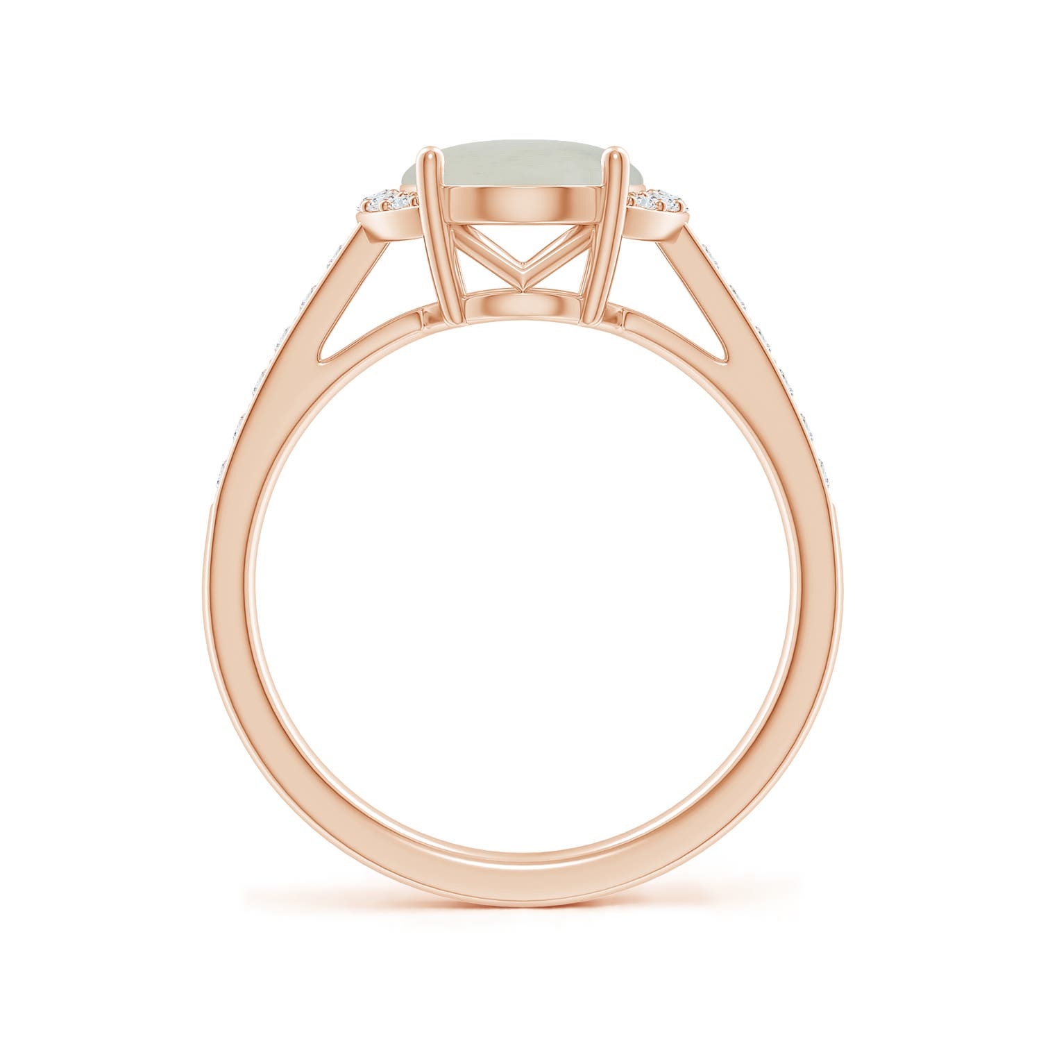 A - Moonstone / 2.75 CT / 14 KT Rose Gold