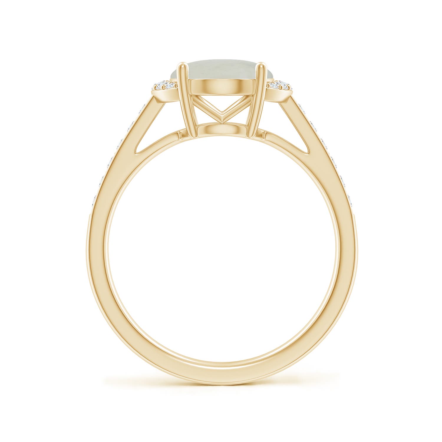 A - Moonstone / 2.75 CT / 14 KT Yellow Gold
