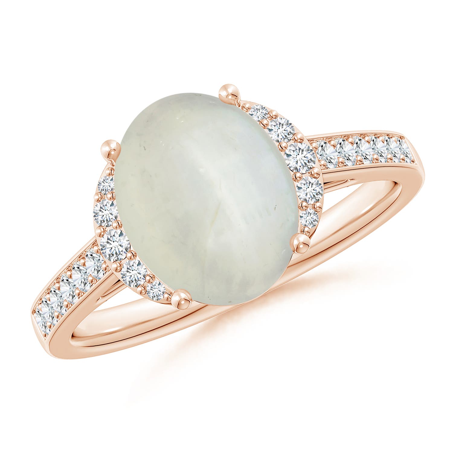 AA - Moonstone / 2.75 CT / 14 KT Rose Gold
